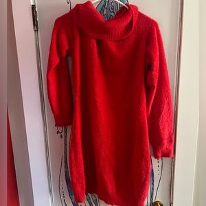 Super fuzzy, soft sweater dress
